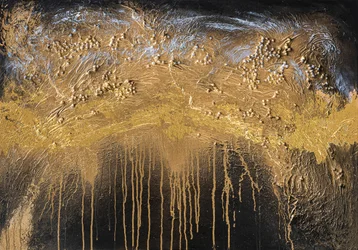 Flujo de oro fundido