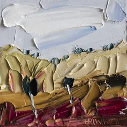 Paisaje de colinas con relieve