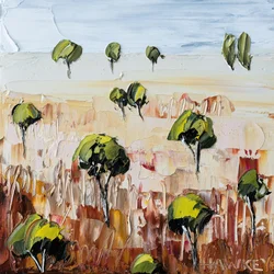 Paisaje del Outback con textura