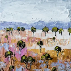 Paisaje del Outback con textura