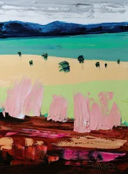Paisaje de texturas vibrantes