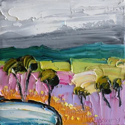 Paisaje vibrante y con textura