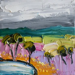 Paisaje vibrante y con textura