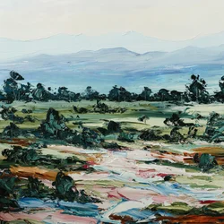 Paisaje vibrante y con textura