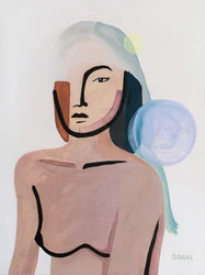 Mujer abstracta moderna