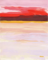 Horizonte abstracto y vibrante
