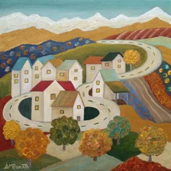 Pueblo de Autumn Road