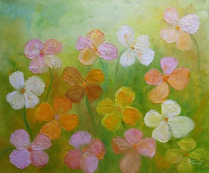 Coloridas flores primaverales