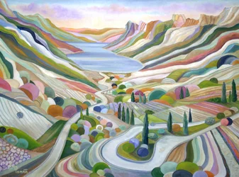 Paisaje de ensueño del Valle Colorido