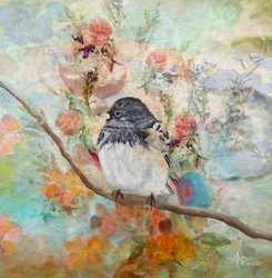 Pájaro de jardín de ensueño