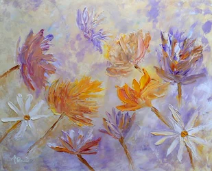 Flores abstractas llenas de colorido