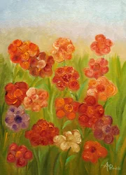 Campo de flores lleno de colorido
