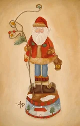 Papá Noel navideño y divertido