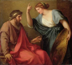 Egeria entregando a Numa Pompilio su escudo, 1794