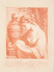 La mujer junto a la urna