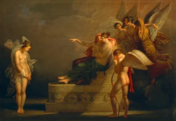 Leyenda de Cupido y Psique, de Angelica Kauffmann (1741-1807)