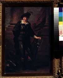 Retrato de John Baker-Holroyd (Baker Holroyd), conde de Sheffield (1735-1821). Pintura de Angelika Kauffmann (Angélica Kauffmann