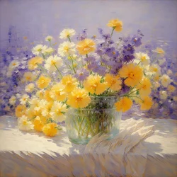 Florales 01, c.2020 (óleo sobre lienzo)