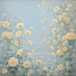 Florales 08, c.2020 (óleo sobre lienzo)
