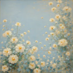 Florales 09, c.2020 (óleo sobre lienzo)