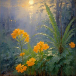 Florales 103, c.2024 (óleo sobre lienzo)