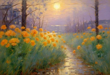 Florales 110, c.2025 (óleo sobre lienzo)