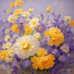 Florales 121, c.2025 (óleo sobre lienzo)