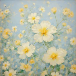 Florales 19, c.2020 (óleo sobre lienzo)