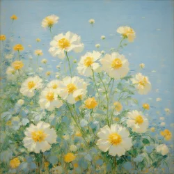 Florales 22, c.2021 (óleo sobre lienzo)