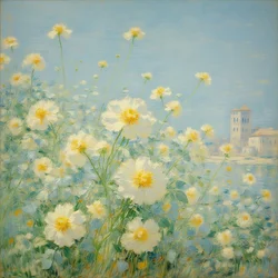 Florales 23, c.2021 (óleo sobre lienzo)