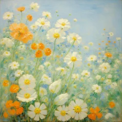 Florales 32, c.2021 (óleo sobre lienzo)