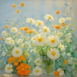 Florales 33, c.2021 (óleo sobre lienzo)