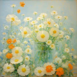 Florales 35, c.2021 (óleo sobre lienzo)
