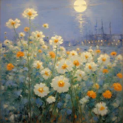 Florales 36, c.2021 (óleo sobre lienzo)