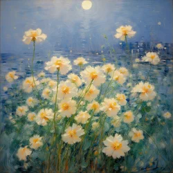 Florales 40, c.2021 (óleo sobre lienzo)
