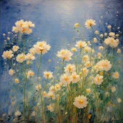 Florales 42, c.2022 (óleo sobre lienzo)