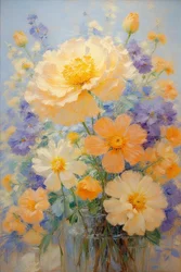 Florales 43, c.2022 (óleo sobre lienzo)
