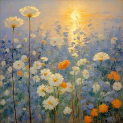 Florales 56, c.2022 (óleo sobre lienzo)