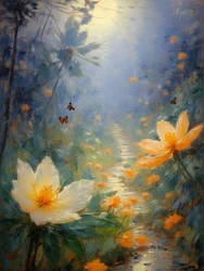 Florales 69, c.2022 (óleo sobre lienzo)