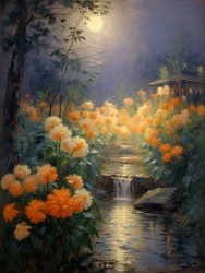 Florales 70, c.2023 (óleo sobre lienzo)
