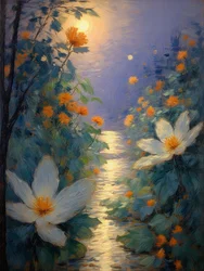 Florales 71, c.2023 (óleo sobre lienzo)