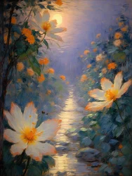 Florales 72, c.2023 (óleo sobre lienzo)