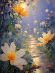 Florales 73, c.2023 (óleo sobre lienzo)