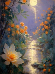 Florales 76, c.2023 (óleo sobre lienzo)