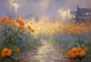 Florales 95, c.2024 (óleo sobre lienzo)