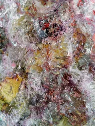 Burbujas de agua de colores