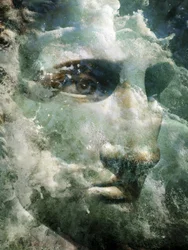 Rostro de Agua Mítica
