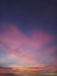 Un cielo crepuscular lleno de color