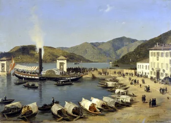 El puerto de Como (Como)