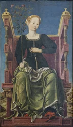 La musa Erato, ca 1455